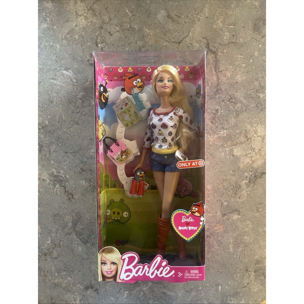 2012 Barbie Loves Angry Birds Target Exclusive Doll Mattel
